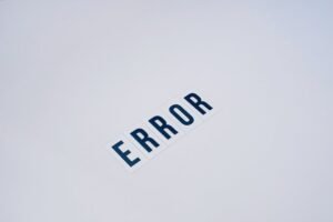 routine error handling guidance advised